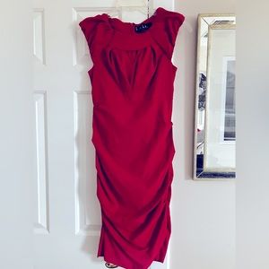 NWOT Nicole Miller Red Body Con Dress